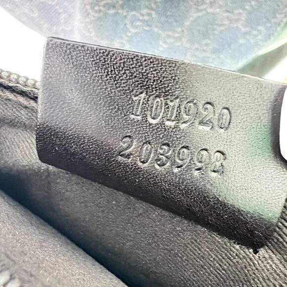 Gucci Chocolate Brown Hobo Tote GG Canvas Brown 101920 - Picture 6 of 13